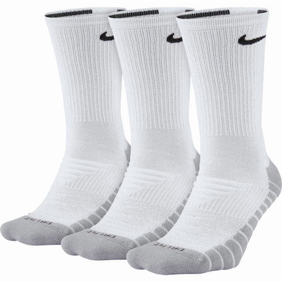 Nike Dry Cushion Crew Training Sock (3 Pairs) nkSX5547 100 Large