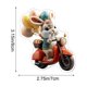 thumbnail image 3 of Uuiauoio Easter Decorations Acrylic Hanging Ornaments Bunny Flower Garland Designs Crafts Mini Rabbit Hanging Pendants for Easter Theme Decoration Supplies, 3 of 7