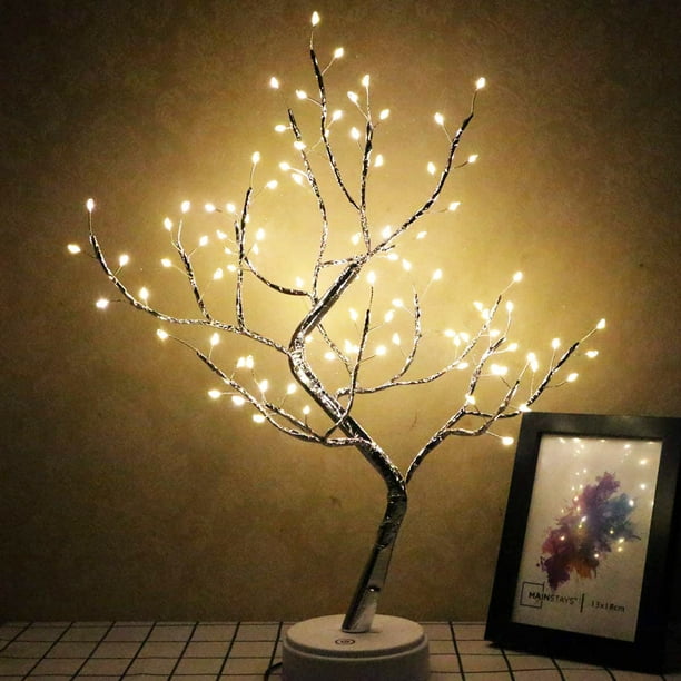 Dofanfy DIY Artificial Light Tree Lamp LED Tabletop Bonsai Tree Light