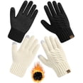 thumbnail image 7 of KOITHOT 2 Pairs Winter Gloves for Women Thick Lined Touch Screen Knit Warm Gloves for Cold Weather, 7 of 7