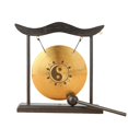 thumbnail image 2 of Mini Desktop Gong Table Wind Chime Percussion Instrument Cymbals Gongs with Mallet for Home Decor Housewarm Gift-D, 2 of 9