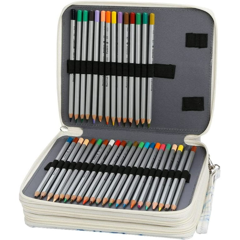  Lbxgap Art Marker Pen Organizer Case 120 Slots Large Capacity  with Handy Wrap Portable Multilayer Holder for Prismacolor Watercolor  Pencils & Gel Pen Markers : Office Products