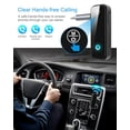 thumbnail image 4 of Adaptador Bluetooth 5.3 Auxiliar 2 en 1 Receptor y Transmisor con Pantalla para Coche Estéreo y Auriculares, 4 of 7