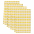 thumbnail image 2 of Yellow Plaid Striped Kitchen Towels Set of 4, Farmhouse Checkered Modern Abstract Art Absorbent Dish Towels for Kitchen, Microfiber Hand Towel, Quick Drying Tea Towel for Cleaning Dishcloths, 2 of 7