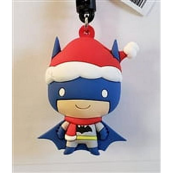 Monogram WB Christmas Figural Bag Clip - Santa Batman