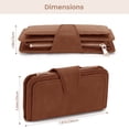 thumbnail image 3 of Leather Wallets for Men, Bifold Wallet Slim Minimalist for Women with RFID Blocking, Card Holders, ID Window, Money Clip, Coin Pocket, Brown, 3 of 6