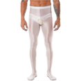 thumbnail image 2 of High Waist Leggings with Open Crotch and Glossy Pantyhose for Men's Nightwear 26s, 2 of 5