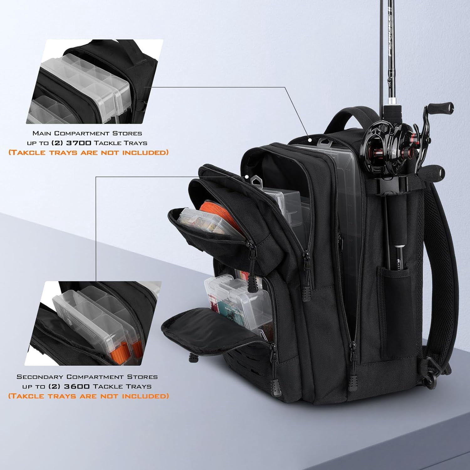 KastKing BlowBak Tactical Fishing Sling Tackle Storage Bag KastKing - NEW KastKing BlowBak Tactical Fishing Sling  main image 3