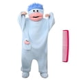 thumbnail image 2 of Monster Onesie Pajamas，Funny Big Mouth Monster Pajamas with Comb For Adults One Piece Pajamas For Women，Silly Cozy Plus Size Fuzzy Jumpsuit Pajamas, 2 of 4