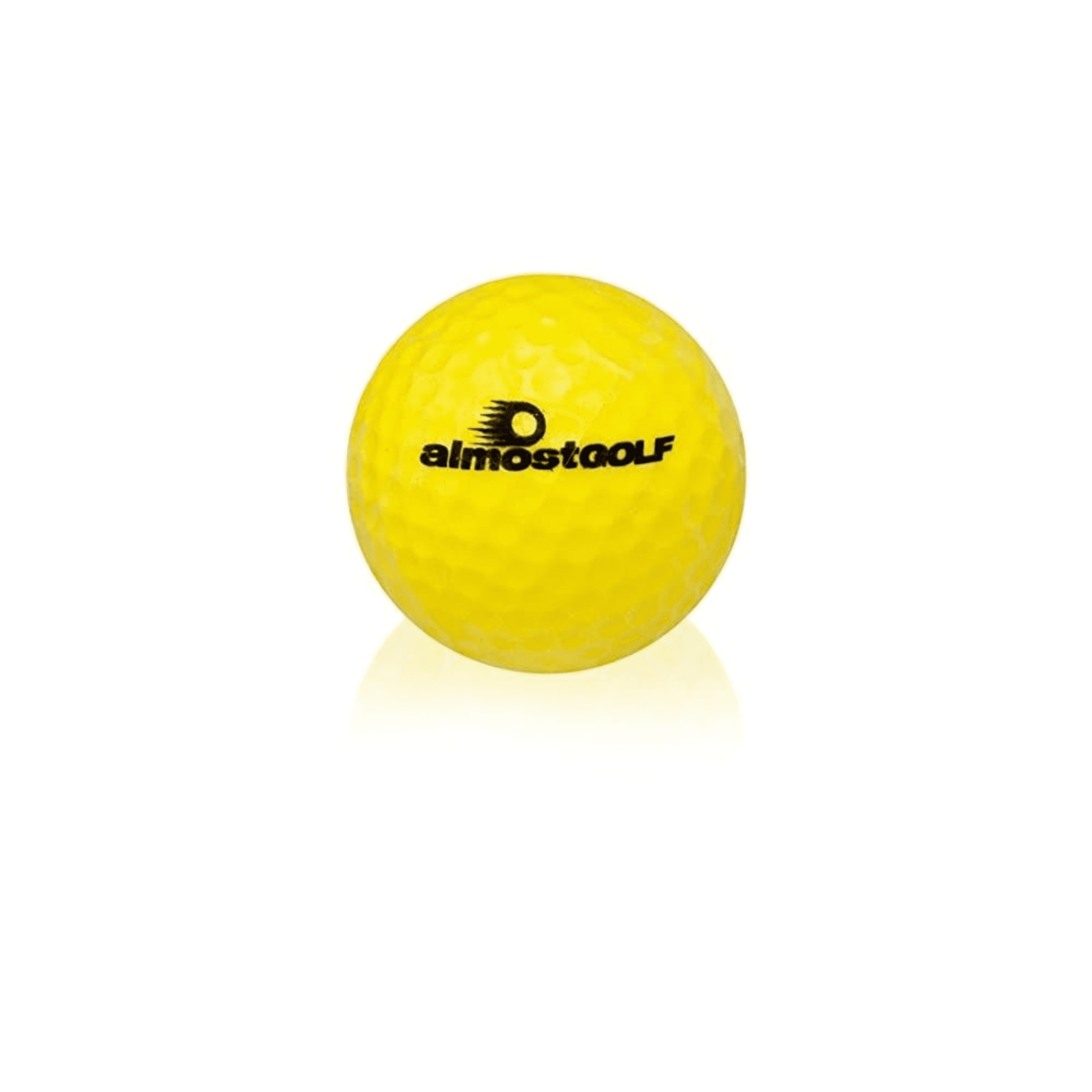 AlmostGolf Practice Golf Balls, 10 Balls - Yellow