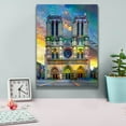 thumbnail image 4 of Epic Graffiti 'Paris France Notre Dame Cathedral' by Pedro Gavidia, Canvas Wall Art, 12"x16", 4 of 8