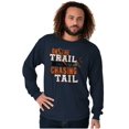 thumbnail image 4 of Fishing On Trail Chasing Tail Fisher Men's Big & Tall Long Sleeve Graphic Tee Brisco Brands 3X, 4 of 5