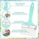 thumbnail image 4 of 40 Pcs 4 Inch Paint Roller Kit Paint Tray Small Foam Roller Covers Ergonomic Handle for Walls Paint, 4 of 5