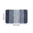 thumbnail image 2 of NWOKYZGH Bathroom Rug Mat Soft Non Slip Absorbent Bath Rug Machine Wash and Dry, Bathroom Carpet Mats for Tub, Shower, Bath Room, Floor, Indoor 23 inches x15 inches, 2 of 7
