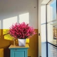 thumbnail image 5 of RECUTMS Artificial Lavender Flowers 20 Bundles Outdoor UV Resistant Fake Flowers Plastic Plants Garden Porch Window Box Decorating for Home(Pink), 5 of 7
