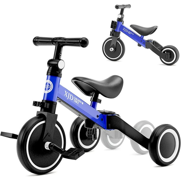 XJD 5 in 1 Toddler Tricycle for 15 Years Old Boys Girls, Kids Trike