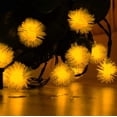 thumbnail image 3 of Navidad peluda llevada de la decoración del jardín del jardín de las luces de la secuencia de la bola con pilas, 3 of 5
