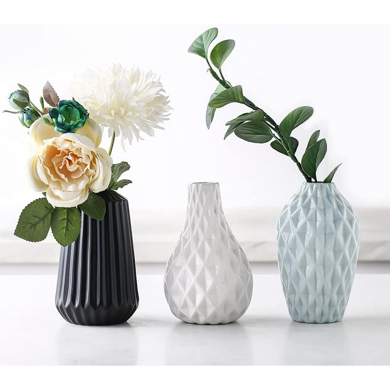 Ceramic diamond decorative vase - Decor Vases
