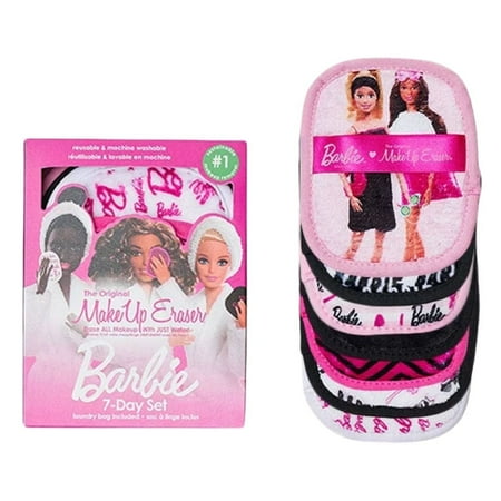 Makeup Eraser Barbie 7 Day Set – Reusable Makeup Remover Cloths, Machine Washable, Eco-Friendly