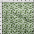 thumbnail image 4 of oneOone Viscose Chiffon Green Fabric Florals Quilting Supplies Print Sewing Fabric By The Yard 42 Inch Wide, 4 of 6