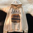 thumbnail image 3 of Ropa para hombre Sudaderas con capucha Sudaderas blancas para hombre Algodón Estampado gráfico Sudadera con capucha Ropa de calle Una pieza Sin marca Suelta Invierno Divertida, 3 of 5