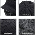thumbnail image 4 of Buy one get ten free,Winter Full guard Beanie, Fullguard Full Coverage Winter Hat with Mask & Earflap, Warm Fleece Knitted Hats for Cold Weather, 4 of 5