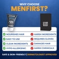 thumbnail image 6 of MENFIRST Gradual Gray Darkening Beard Wash Shampoo for Men, Reduces White Beard Color, 4.6 oz, 3-Pack, 6 of 7