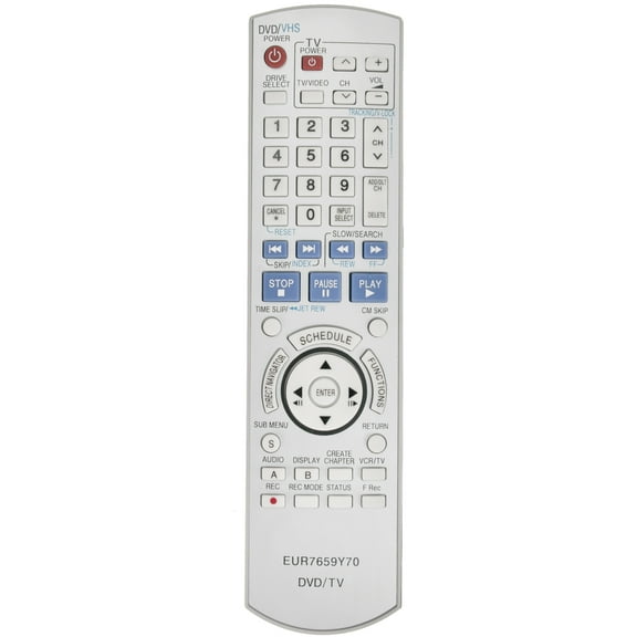 New Remote Control EUR7659Y70 for Panasonic TV/DVD Combo DMR-ES25 DMR-ES25S DMR-ES35 DMR-ES10