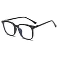 thumbnail image 2 of Montura de gafas para mujer estilo miopía presbicia, montura cuadrada simple para hombre, cara grande, se puede equipar con montura de gafas con lentes graduadas, 2 of 2