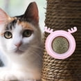 thumbnail image 1 of Juguete de hierba gatera Salvador para gatos montaje en pared Bola de Ciervo rosa, 1 of 7