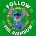 thumbnail image 2 of Boy's Lilo & Stitch Follow The Rainbow Graphic T-Shirt, 2 of 4