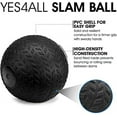 thumbnail image 4 of Yes4All 25lbs Slam Medicine Ball Tread Black, 4 of 7