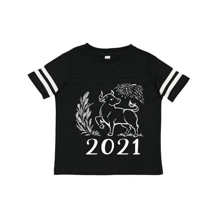 

Inktastic 2021 Chinese New Year Ox Gift Toddler Boy or Toddler Girl T-Shirt