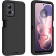 thumbnail image 1 of wonima11 for Motorola Moto G Power 5G 2024 Case, Defender Case Heavy Duty Shockproof Dustproof 3 in 1 Rugged Protective Phone Cover for Moto G Power 5G 2024 (Black), 1 of 1