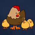 thumbnail image 3 of CafePress - Chicken With Baby Chicks T Shirt - Men's Classic Graphic Cotton T-Shirt, 3 of 4
