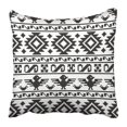 thumbnail image 1 of BOSDECO Black Southwest Pixel Aztecs Blue Abstract American Border Color Pillow Case Pillow Cover 20x20 inch, 1 of 1