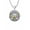 Silver Tone, variant on Stainless Steel Star of David Menorah Pendant Necklace – SHALOM Jewish Medallion with Colorful Mosaic Design – 60cm Chain – Judaica Religious Jewelry Gift for Men & Women (Yellow Gold Tone)