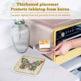 thumbnail image 6 of Vintage Butterfly Pot Holders for Kitchen Heatproof Potholder, 3 Pack Retro Colorful Butterfly Hot Pads Multipurpose Oven Pads Cloth Potholders Trivet for Cooking Baking, 6 of 8