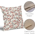 thumbnail image 4 of 4th of July Floral Pillow Covers 18x18 Set of 2 Vintage Rustic Old Style Navy Blue Red White Flower Print Decorative Outdoor Pillowcases Patriotic Throw Cushion Case Decor for Couch Sofa Bed, 4 of 6