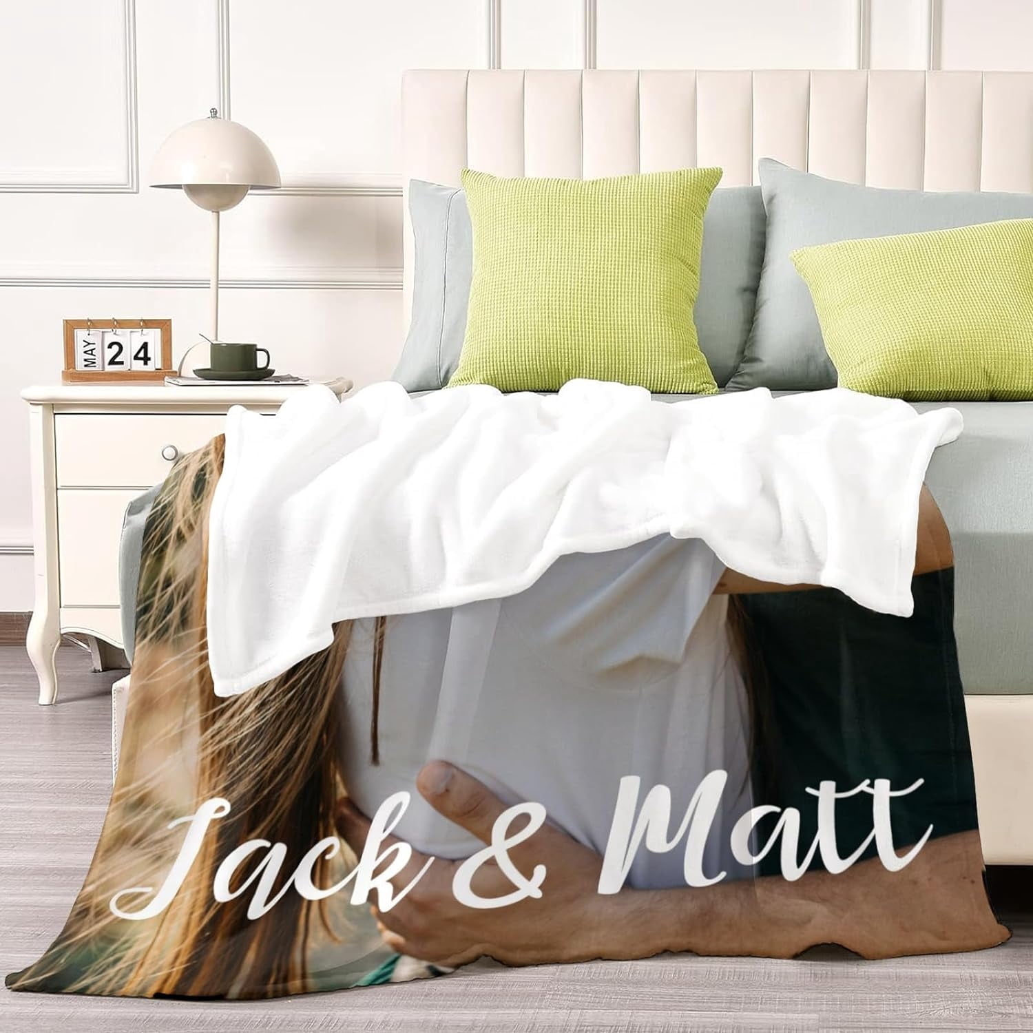 Custom Photo Blanket for Kids Adult Picture Personalized Blanket and Throw Flannel Customized Blanket Blankets