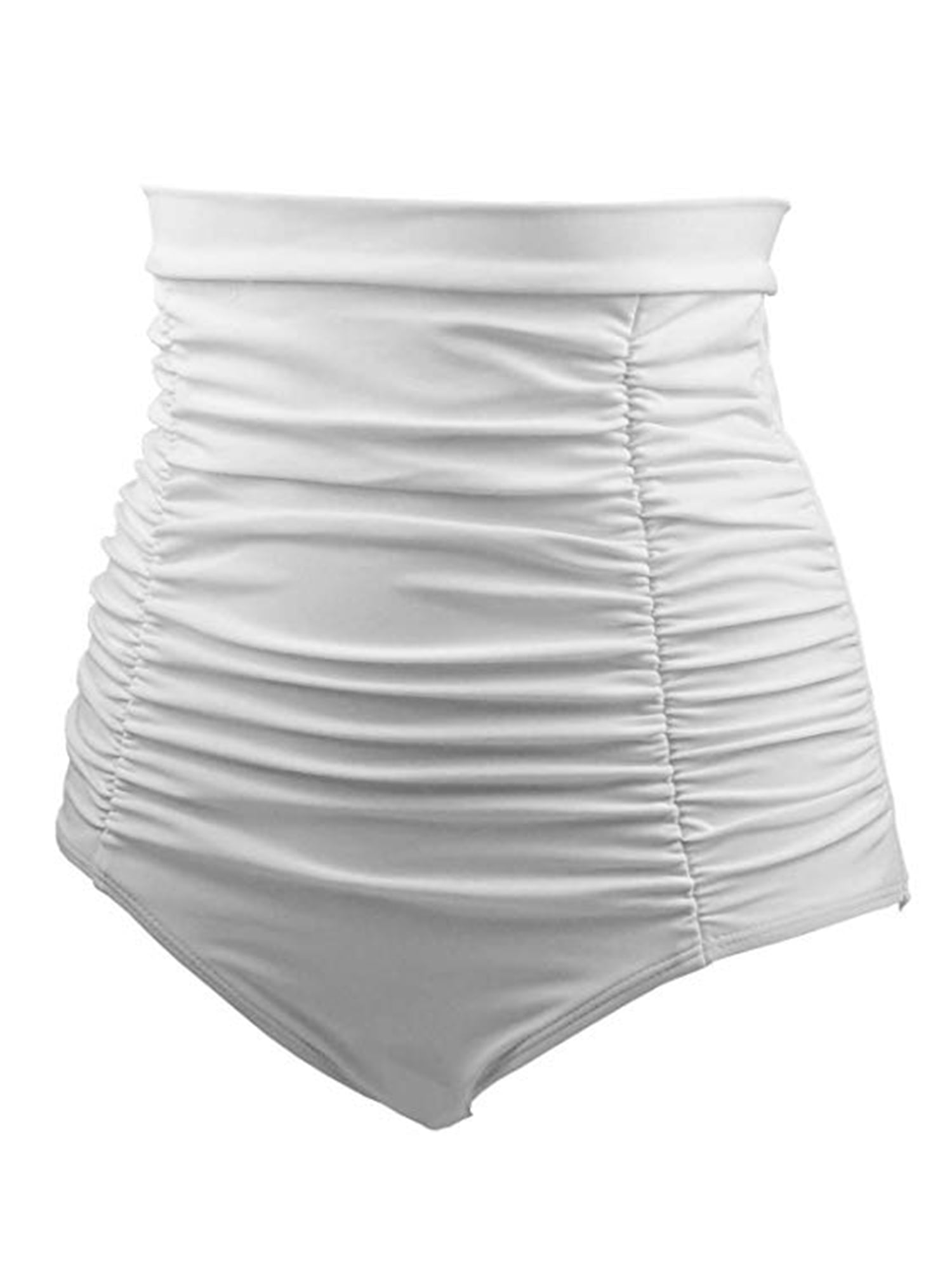 High waist ruched swim bottom Clearance
