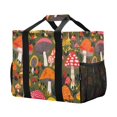 thumbnail image 5 of FORMRS Tote Bag for Women Large Capacity Canvas Travel Foldable Carry On Shopping Handbag, Vibrant Mushroom, 5 of 8