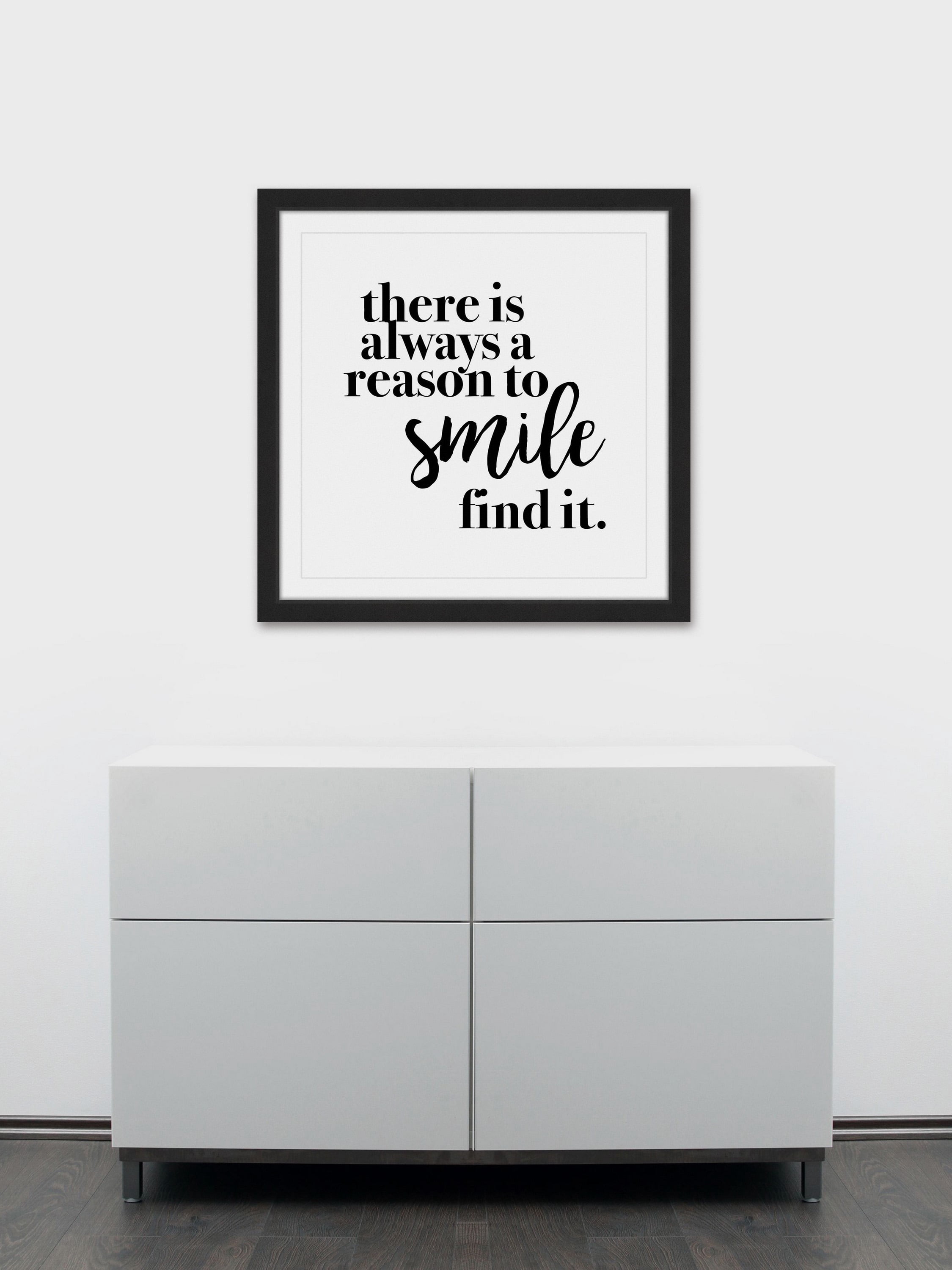 "Reason to Smile" Framed Painting Print