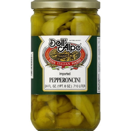 Dell'Alpe Pepperoncini, 24 oz (Pack of 12)