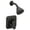 Matte Black, variant on Moen Rizon Chrome Posi-Temp(R) Shower Only Trim