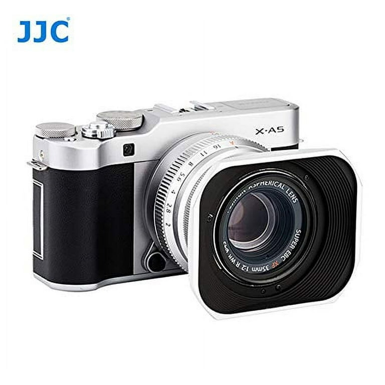 JJC LH-JXF35SII Silver Metal Square Bayonet Lens Hood for Fujinon