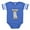 Royal Blue, variant on CafePress - Bichon Frise Mom - Cute Infant Baby Football Bodysuit