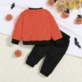 thumbnail image 3 of Girls Fall And Winter Children's Clothing New Cute Pumpkin Halloween Suit 3 Month Baby Girl, 3 of 5