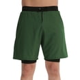 thumbnail image 1 of Pantalones cortos deportivos 2 en 1 para hombre, bolsillo, elástico, transpirable, baloncesto, correr, Fitness, 1 of 7