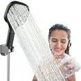 thumbnail image 7 of Vxdvou Pressurized Shower Head, High Pressure Handheld Shower with 3 Spray Modes, Easy Install Shower Set for Low Water Pressure, Powerful Microporous Nozzle for Delicate Water Spray, 7 of 7